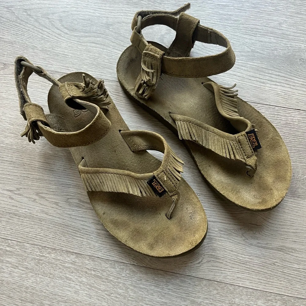 Teva Fringe suede sandals (6) - Picture 1 of 6
